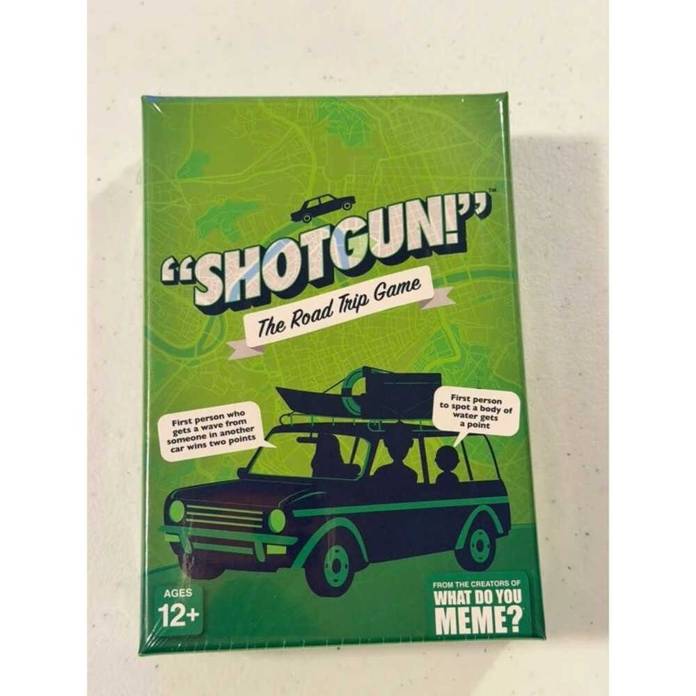 Shotgun! The Road Trip Game by What Do You Meme? Travel Game Car Vacation NEW